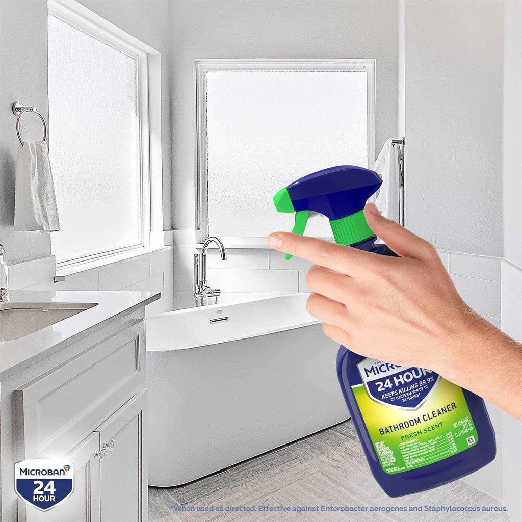 Microban 24 Hour Fresh Scent Bathroom Cleaner Spray