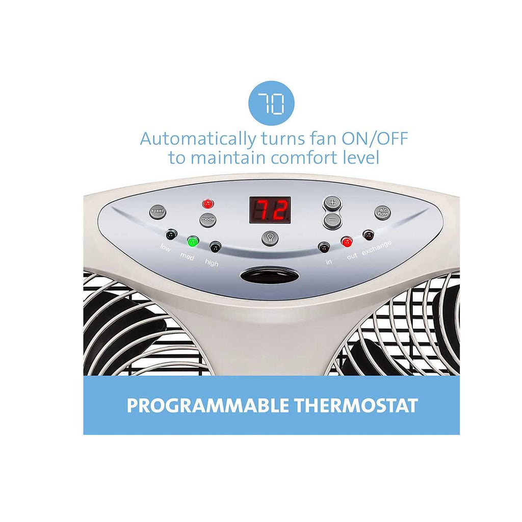 BIONAIRE Premium Digital 8.5 Twin Window Fan
