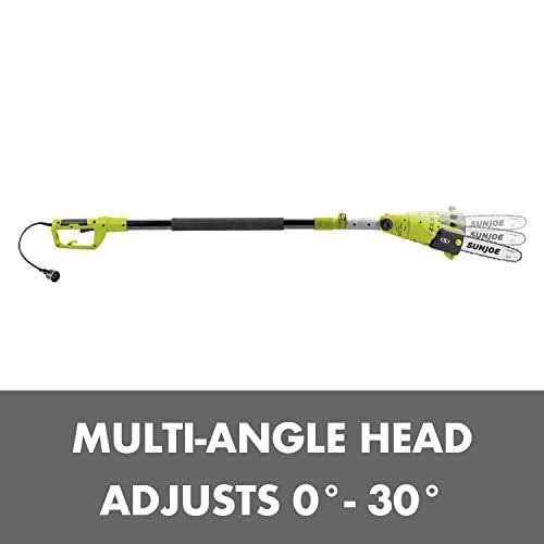 Sun Joe SWJ803E 10 inch 8.0 Amp Electric Multi-Angle Pole Chain Saw
