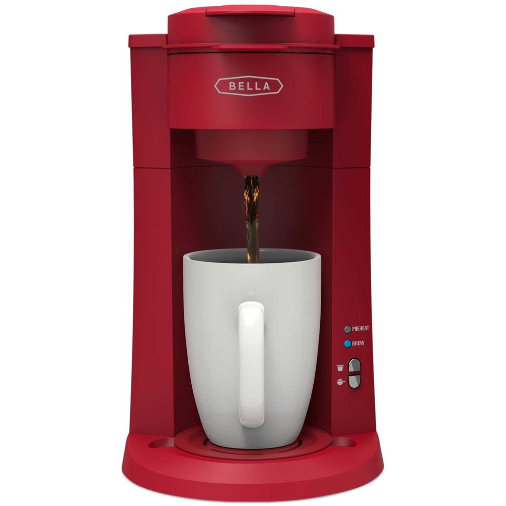 Bella 15 oz. Dual Brew Single Serve Coffee Maker with Auto Shutoff