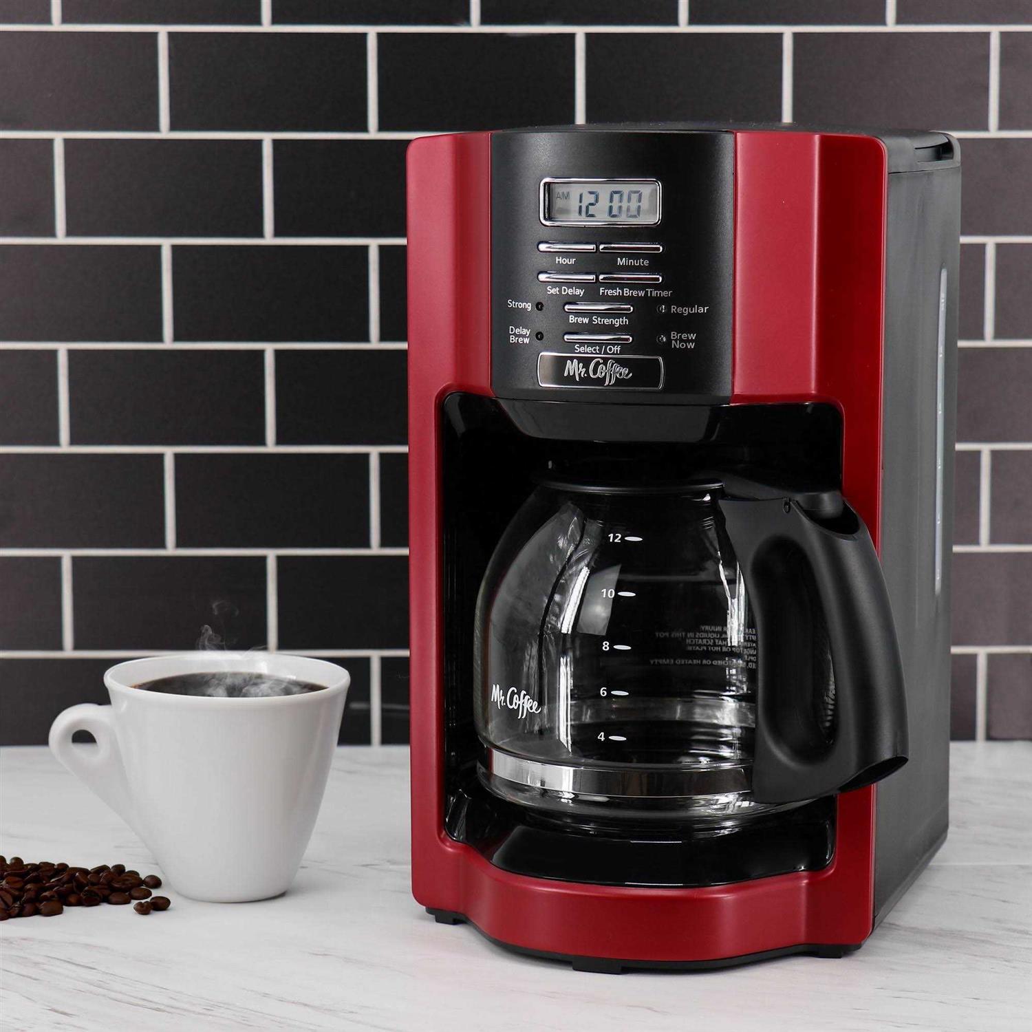Mr. Coffee 12 Cup Rapid Brew Programmable Coffee Maker