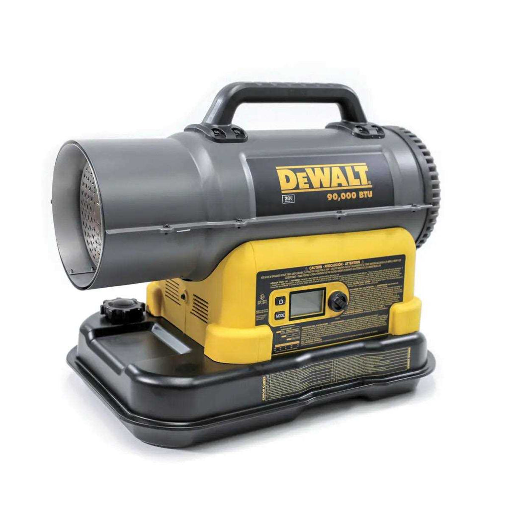 DeWalt Heater 20V Max 90000 Btu/h 1750 sq ft Forced Air Kerosene F340991
