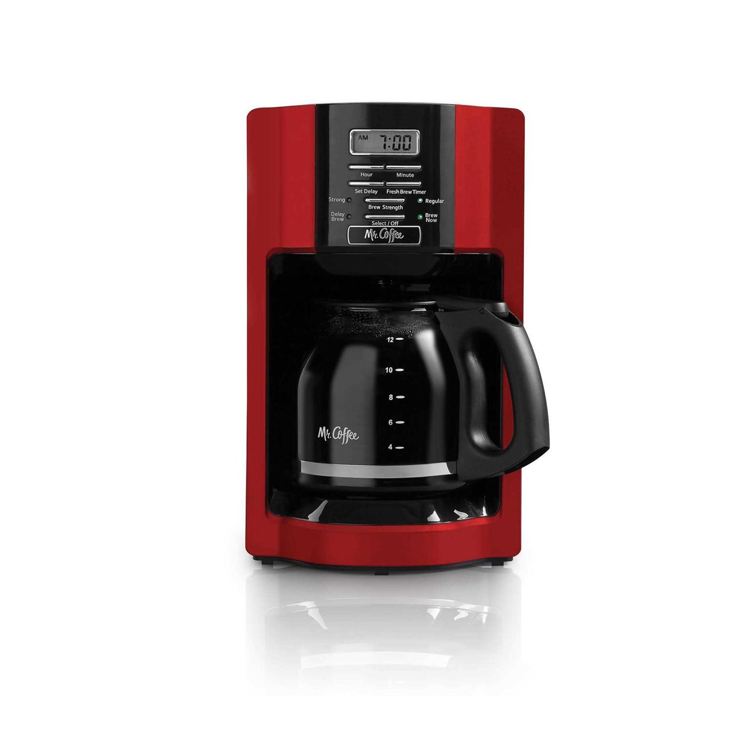 Mr. Coffee 12 Cup Rapid Brew Programmable Coffee Maker