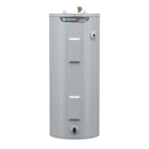 a.o. Smith Signature 100 40-Gallon Short 6-year Limited Warranty 3800-Watt Double Element Electric Water Heater E6-40R38D TTP