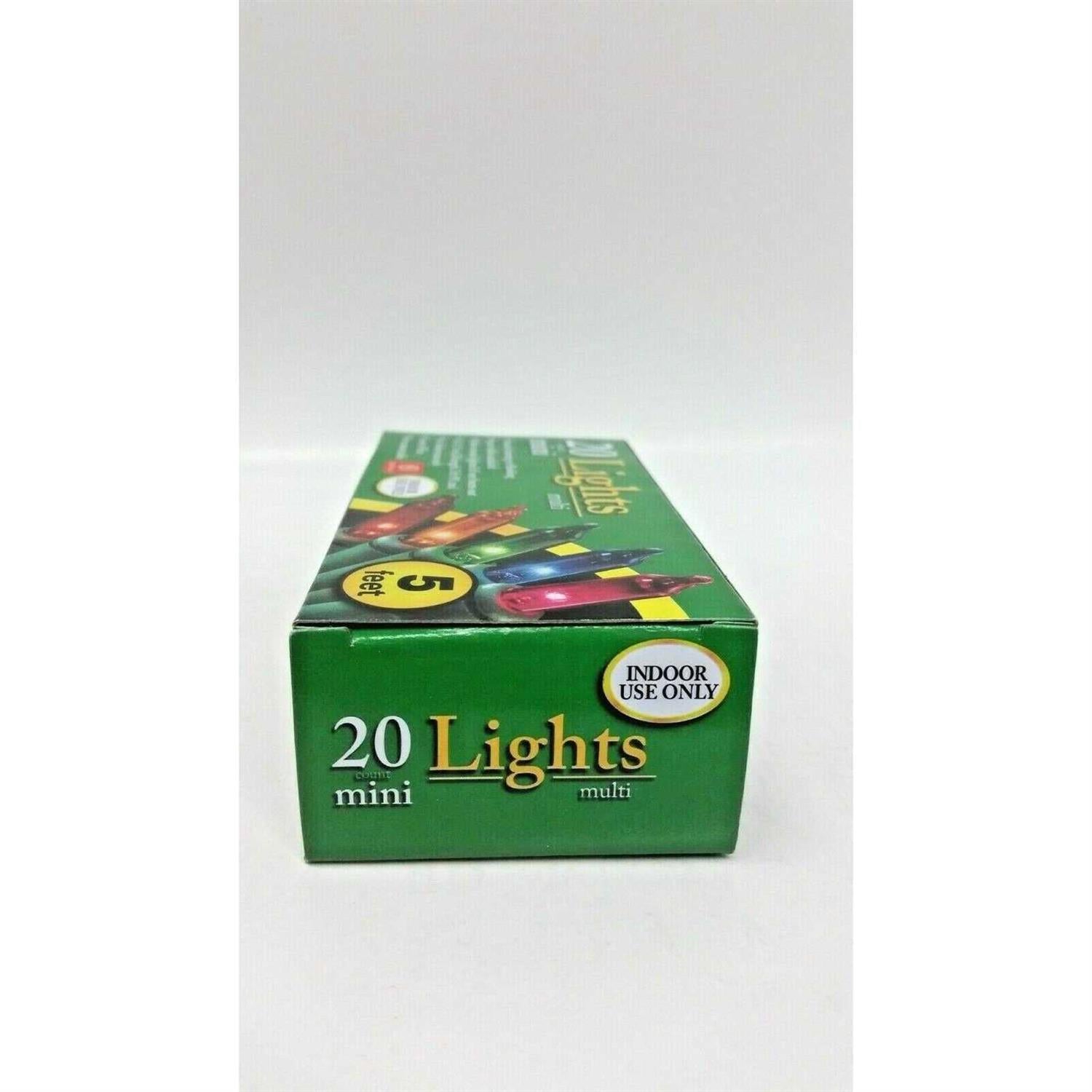 Dollar Tree Stores 20-Count Mini Indoor Multiolored Christmas Lights Strands