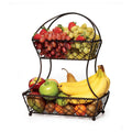 Lattice 2 Tier Fruit Storage Basket